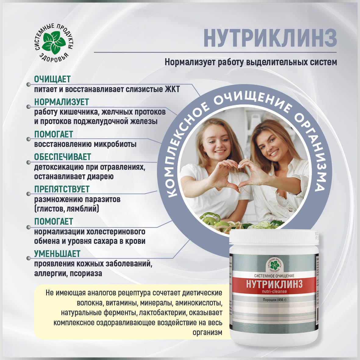 Нутриклинз, 456 гр.