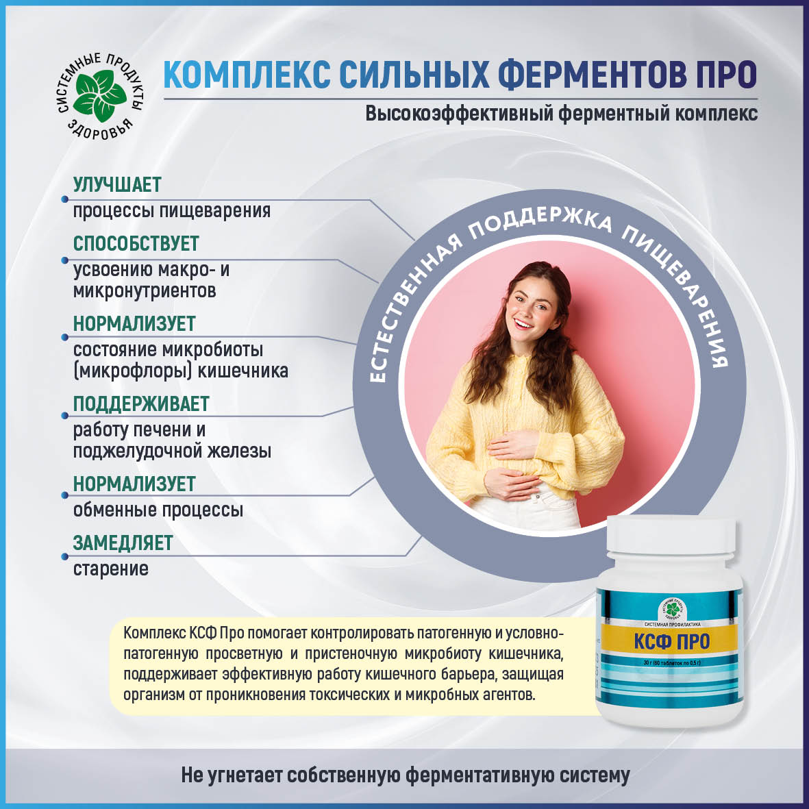 Комплекс сильных ферментов Про, 90 таб.